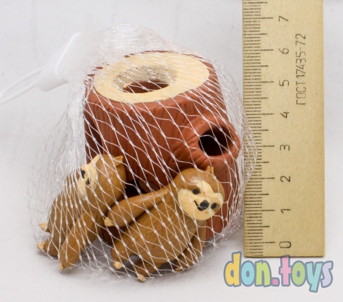 Развивающая игрушка антистресс Ленивцы в дупле, фото 4