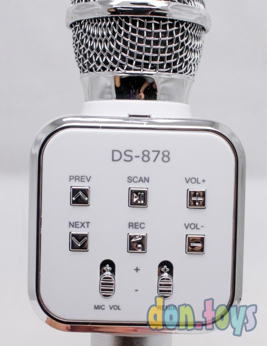 Микрофон под флешку, арт. DS878, серебро, фото 10
