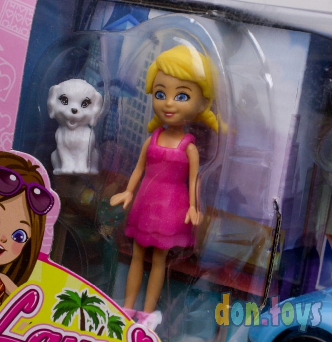 ​Кукла, питомец, в наборе с машинкой, гардероб, арт. 8059-1, фото 2