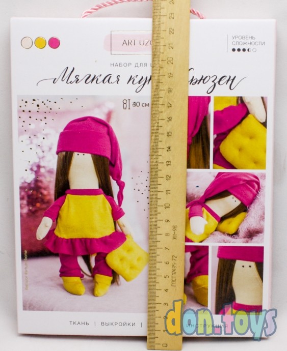 ​Интерьерная кукла «Сьюзен», набор для шитья, 18 × 22.5 × 2 см, арт. 3548659, фото 3