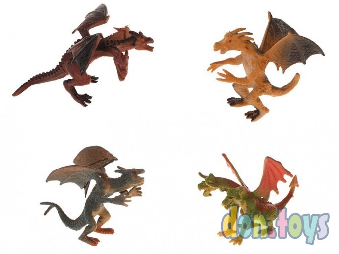 Набор драконов, 4 шт, арт. 9911, фото 2