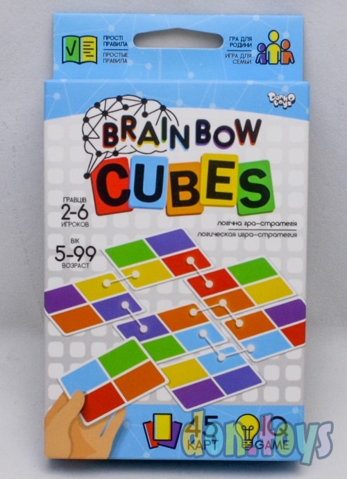 ​Настольная игра викторина серии «Brainbow Cubes», арт. G-BRC-01, фото 1