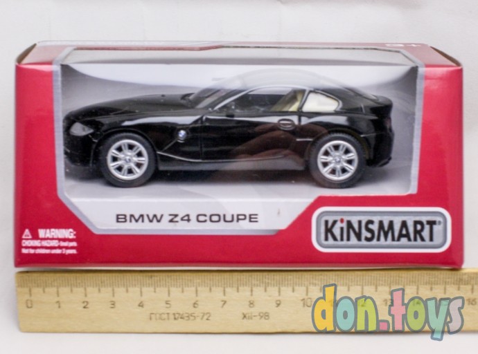 ​Машинка металлическая KINSMART инерция, 1:32 BMW Z4 Coupe, арт. 5318, фото 2