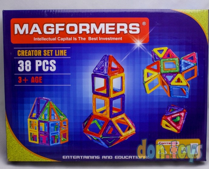 ​Конструктор магнитный Magformers, 38 деталей, арт. 1849-217, фото 1