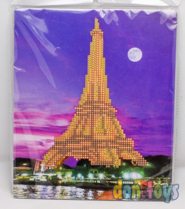 ​Алмазная мозаика 21х25см на картоне, частичное заполнение Вечерний Париж, арт. НД-1465, фото 1