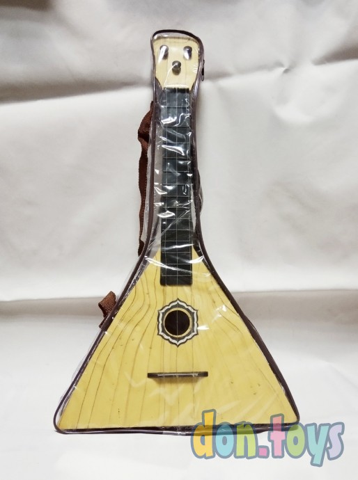 ​Музыкальный инструмент Балалайка, 3 струны, 41 см, в чехле, фото 1
