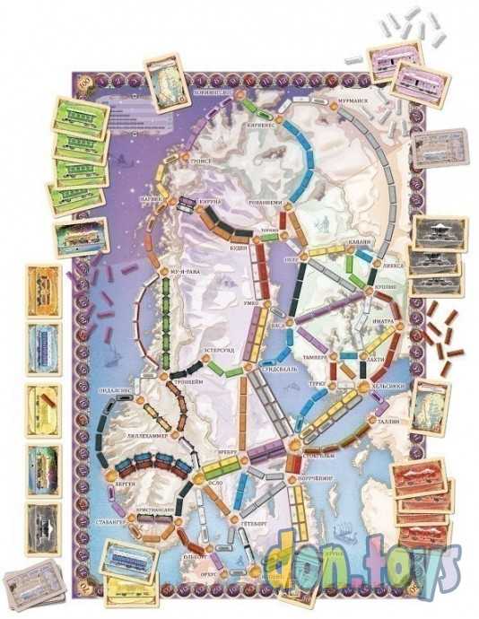 ​Настольная игра Ticket to Ride: Северные страны, арт. 1702, фото 2