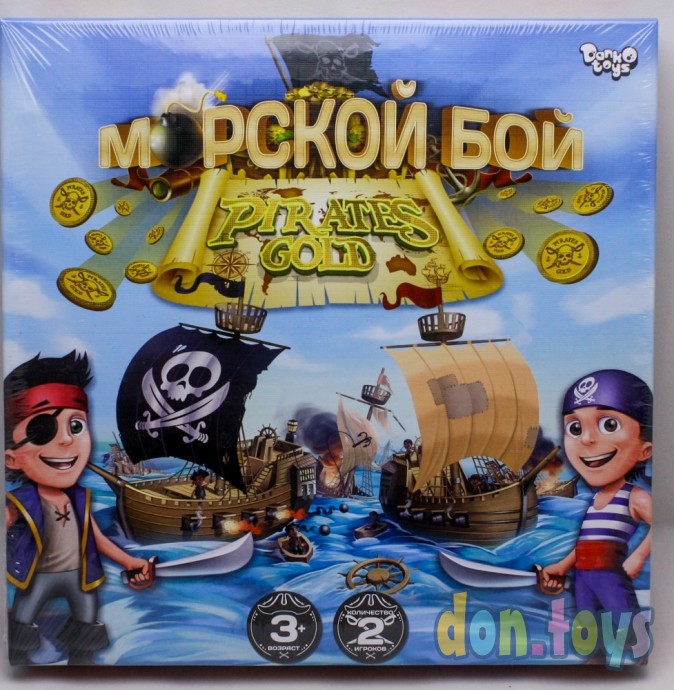 ​Настольная стратегическая игра «Морской бой» серии «Pirate Gold», арт.G-MB-03, фото 1