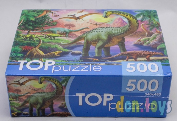 TOPpuzzle Пазлы 500 элементов, Мир динозавров №23, арт. ХТП500-0592, фото 3
