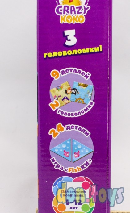​Игра настольная "Crazy Koko" Головоломки. Пираты, арт. VT 8055-01 "Vladi Toys", фото 5