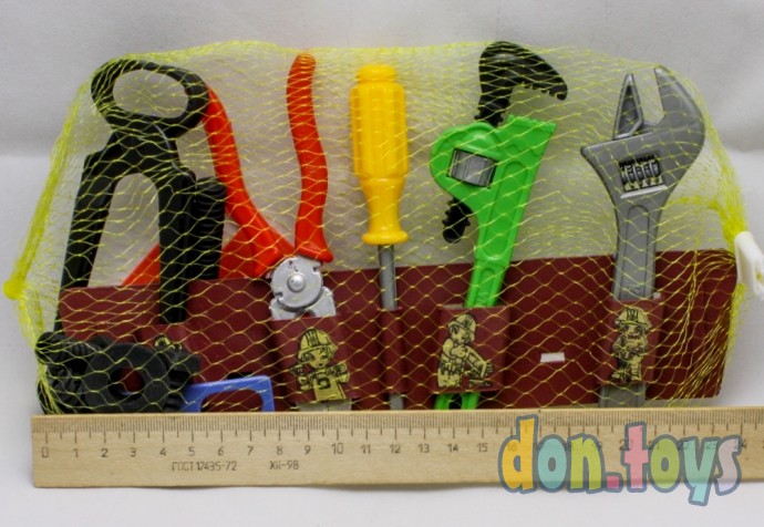​Игровой набор инструментов "Домашняя мастерская", на поясе, 10 предметов, арт. Y16091089, фото 2