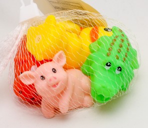 ​Набор резиновых игрушек для игры в ванной «Малыши», пищалки, 6 шт., арт. 2993027