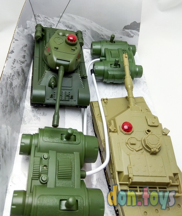 Танковый бой на р/управлении Т34 против М1А2 (2 танка, 1:32 на аккумул.), арт. 6130, фото 4