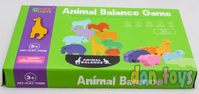 ​Развивающая деревянная игра Балансир "Животные мира", фото 4