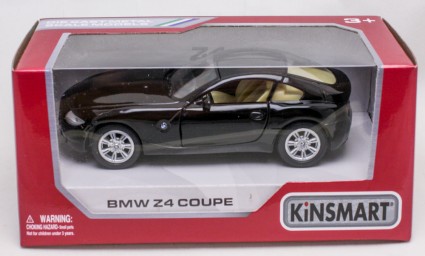 ​Машинка металлическая KINSMART инерция, 1:32 BMW Z4 Coupe, арт. 5318