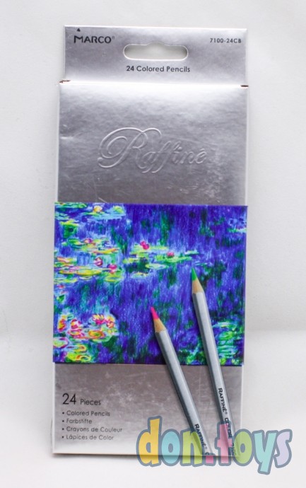 ​Карандаши цветные Marco Raffine 24 шт, арт. 7100-24, фото 1