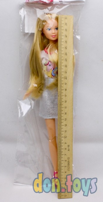 ​Кукла Люба-3, блондинка в серебряной юбке, арт. 2023159, фото 2