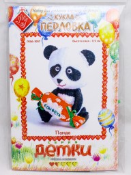 ​Набор для изготовления текстильной игрушки Панда, арт. ПФД-1057