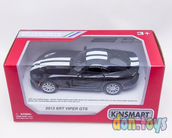 ​Машинка металлопластик. Kinsmart SRT Viper GTS 2013, арт. 5363, фото 1