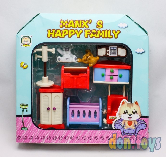 ​Игровой набор мебели Детская комната Manx's happy family, арт. 0174 (HY-031AE), фото 1