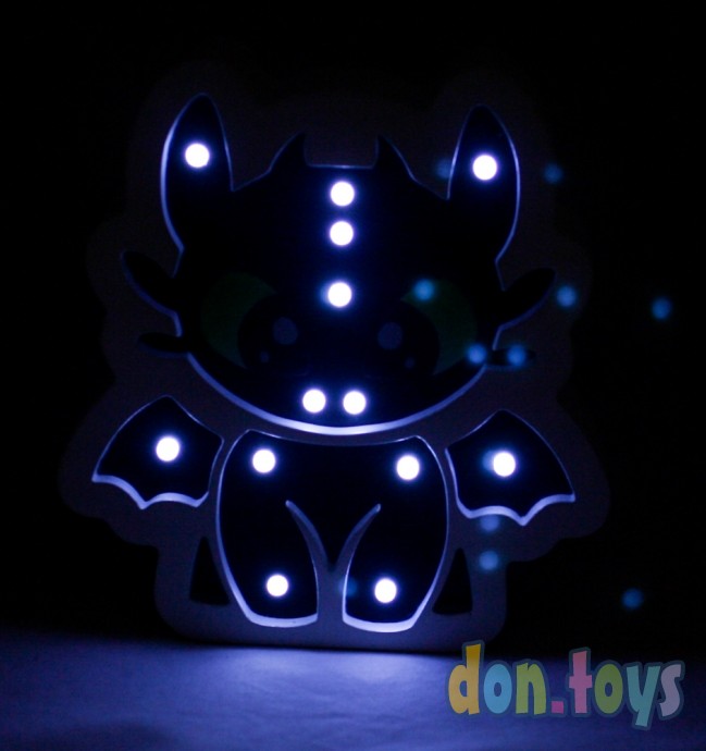 Настольный светодиодный светильник Малыш Беззубик, фото 10