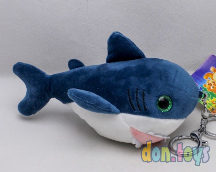 ​Брелок Мягкая игрушка Акула, 15 см, фото 1