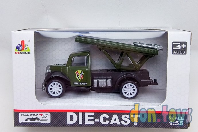 ​Машинка военная Катюша, Die-cast, арт. DS870, фото 1
