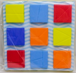 ​Рамка-вкладыш «Сложи квадрат», 1 уровень, арт. 5365194