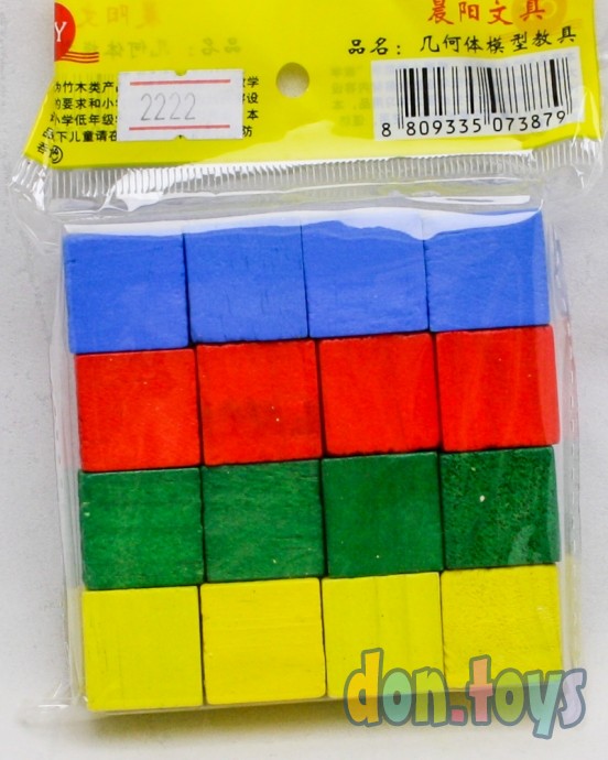 ​Деревянная игрушка: «Конструктор. Цветные фигуры», арт. AN02805, фото 1