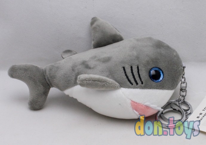 ​Брелок Мягкая игрушка Акула, 15 см, фото 1