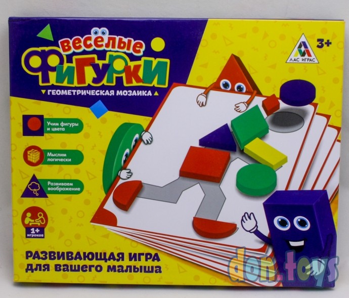 ​Настольная игра для малышей на логику «Весёлые фигурки», арт. 3044653, фото 1