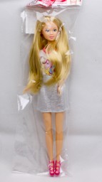 ​Кукла Люба-3, блондинка в серебряной юбке, арт. 2023159
