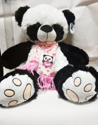 ​Мягкая игрушка Панда в шарфе, 50 см