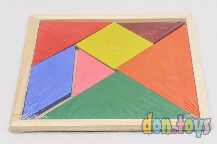 Логическая деревянная игра Танграм, арт. 2407-13, фото 4