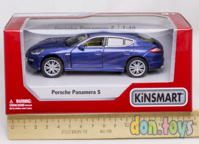 ​Машинка металлическая KINSMART инерция, 1:40 Porsche Pаnаmera S, арт. 5347, фото 1