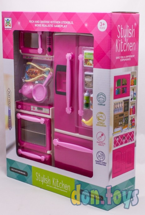 ​Игровая кухня для кукол типа Барби с аксессуарами, арт. 8206, фото 4