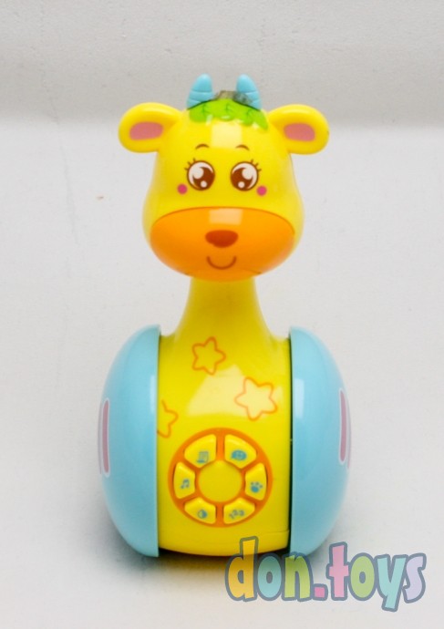 ​Развивающая игрушка «Музыкальная неваляшка: Жирафик Роро», звук, свет, арт. 4528863, фото 1