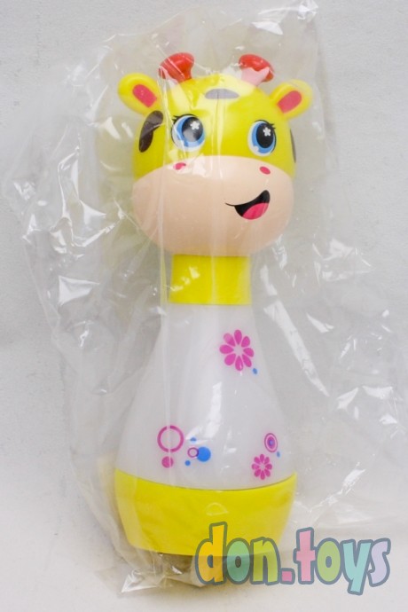 ​Развивающая игрушка «Милый жирафик», световые эффекты, приятные мелодии, арт. 4404219, фото 3