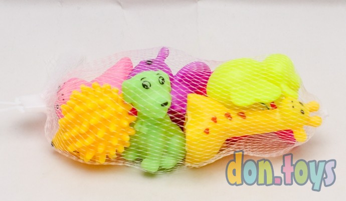 ​Набор резиновых игрушек для игры в ванной «Весёлая компания», 7 шт., арт. 3489144, фото 1