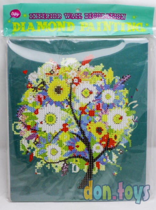 ​Алмазная мозаика Цветочное дерево, на картоне, арт.5453, фото 1
