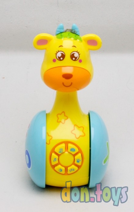 ​Развивающая игрушка «Музыкальная неваляшка: Жирафик Роро», звук, свет, арт. 4528863, фото 10