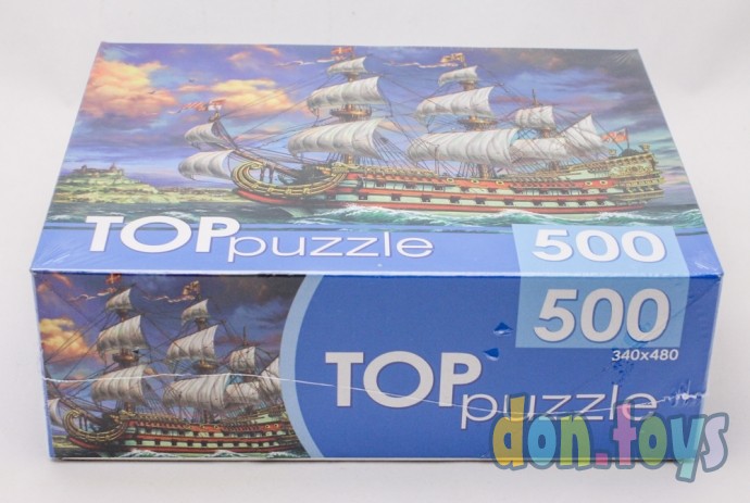 ​TOPpuzzle Пазлы 500 элементов, Парусник в море, арт. ХТП500-6831, фото 2