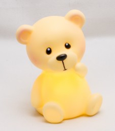 Ночник Медвежонок, желтый 8х13 см, LED, арт. УД-8634