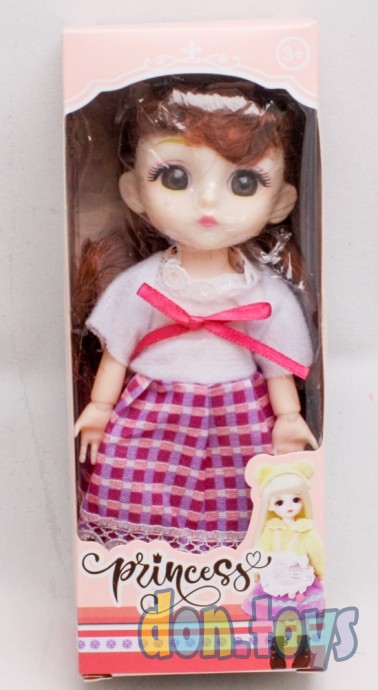 ​Кукла шарнирная мини, в коробочке, 16 см, арт. 1060, фото 1