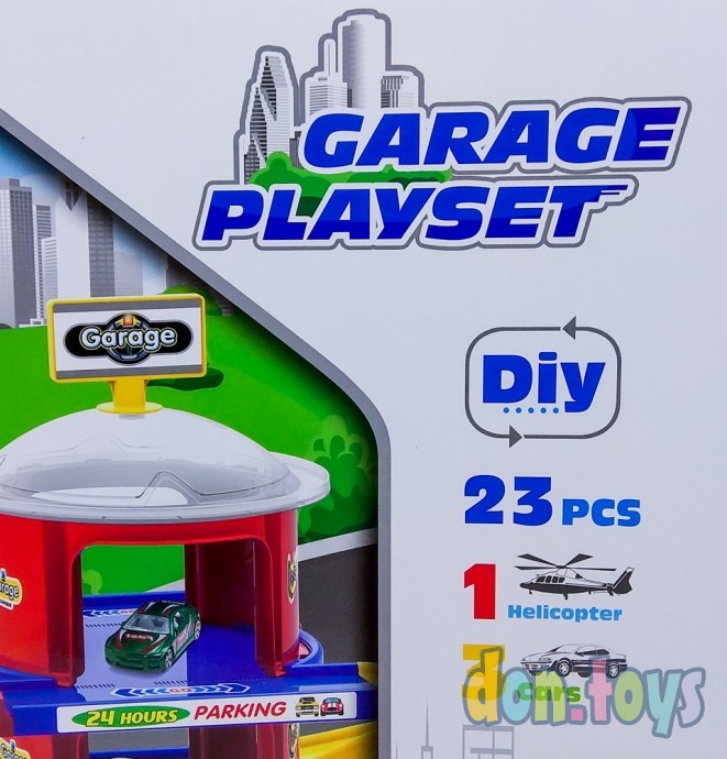 ​Парковка Гараж Garage Playset 3 яруса, с вертолетной площадкой, арт. G8888, фото 13