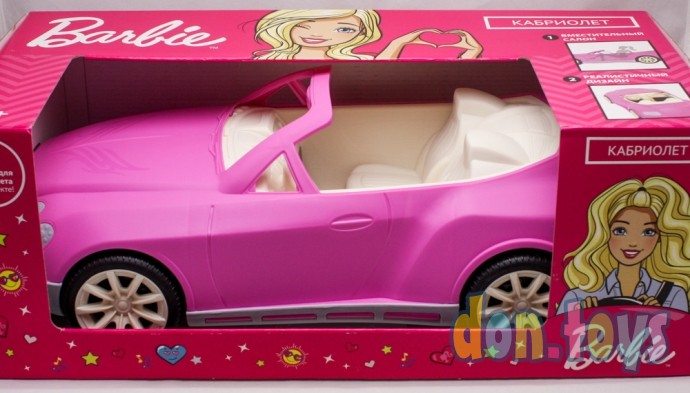 ​Машина для кукол Кабриолет Барби Нордпласт, арт.297/1, фото 2