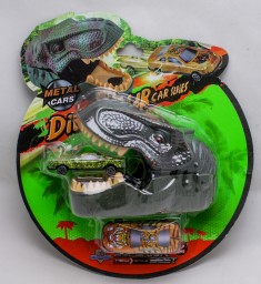 ​Машинки "Пасть динозавра" катапульта с запуском, 2 металлич. машинки, арт. XL5402-1