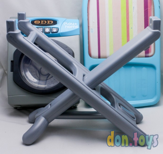 ​Игровой набор Стиральная машинка+ утюг, гладильная доска Keenway Play Home со светом и звуком (б/у), фото 10