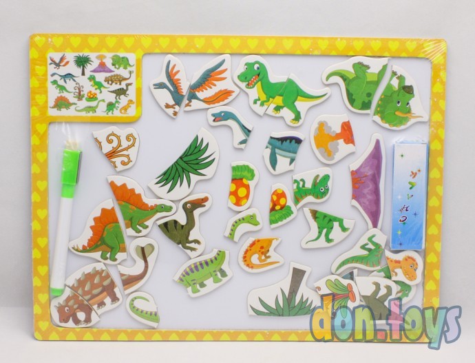 ​Доска магнитная с пазлами Динозавры, арт. С 35970, фото 1