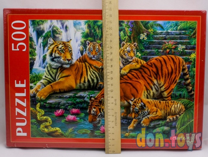 ​ПАЗЛЫ 500 элементов Семья тигров, арт. Х500-2186, фото 3